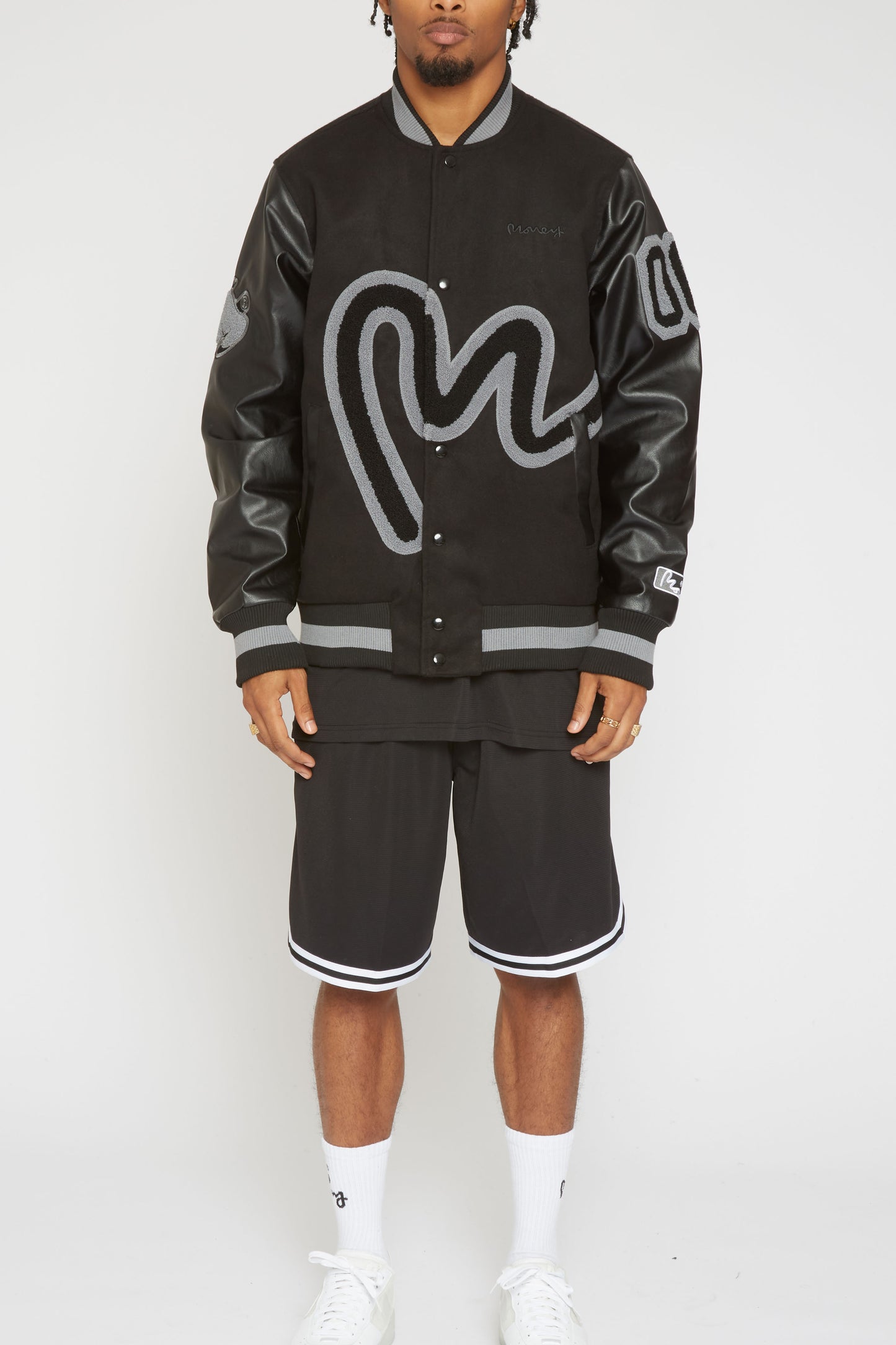 Varsity Jacket- Black