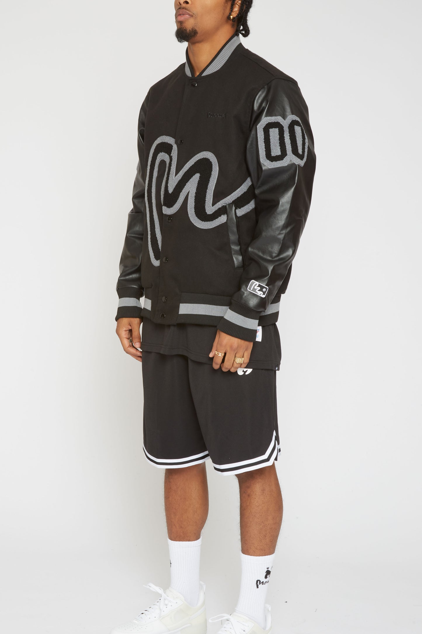 Varsity Jacket- Black