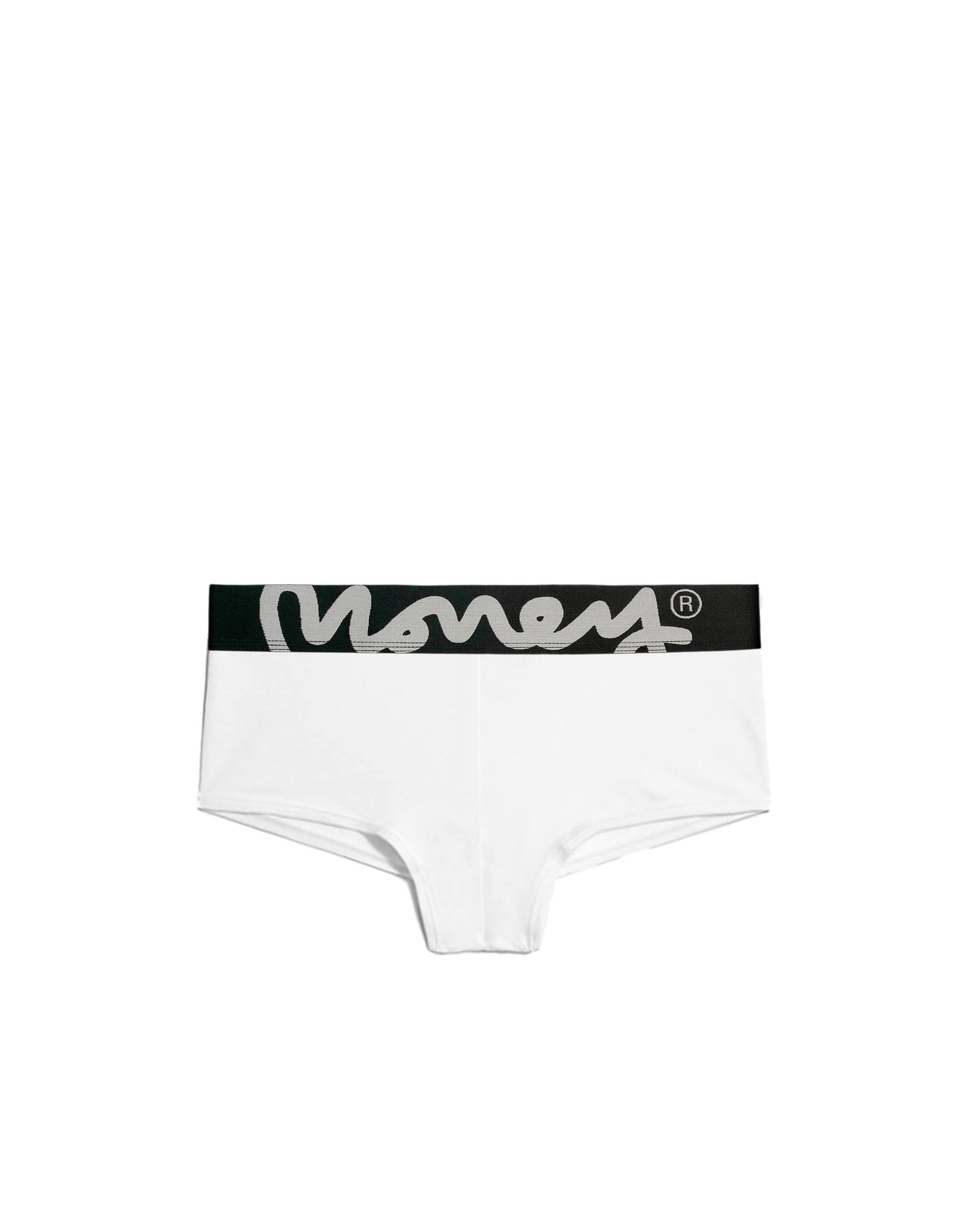MONEY SHORTIES 2 PACK WHITE