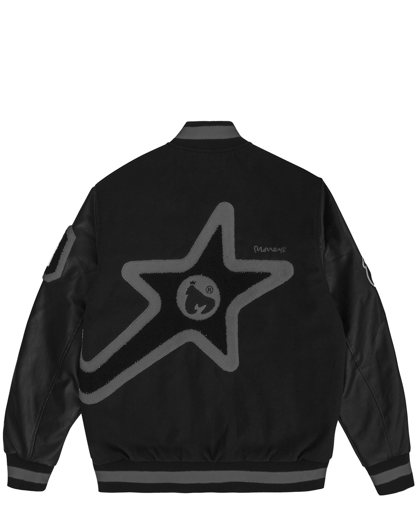 Varsity Jacket- Black