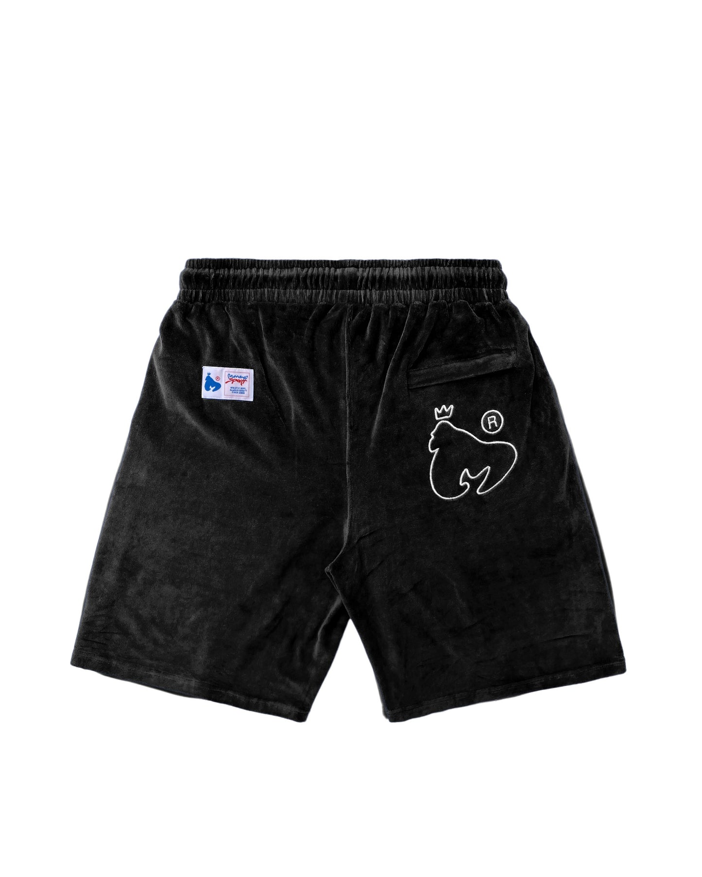 MONEY VELOUR TRACK SHORT