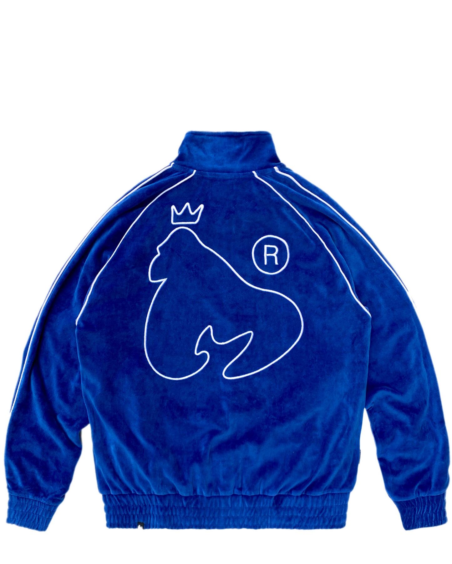 Velour bomber jacket