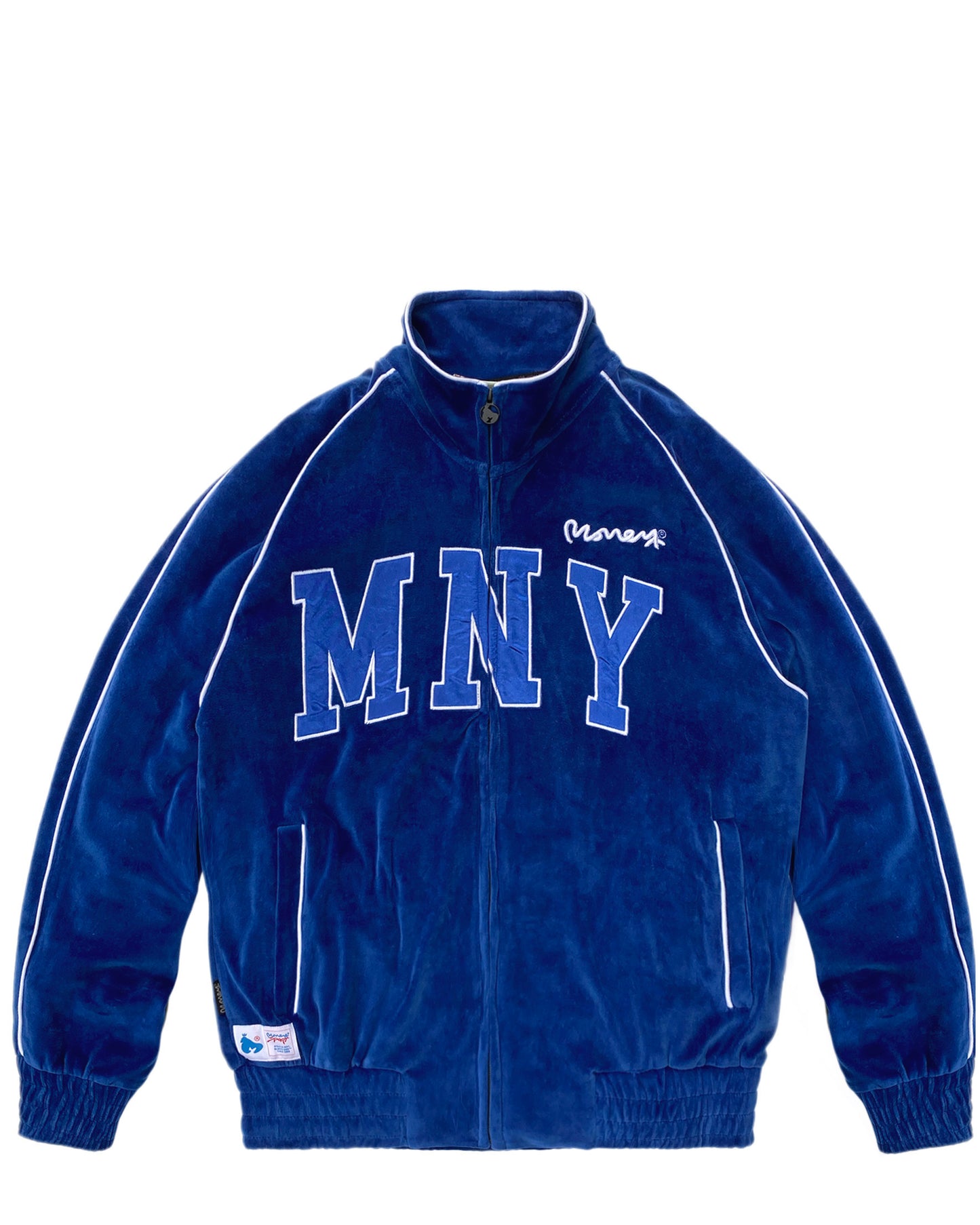 Velour bomber jacket