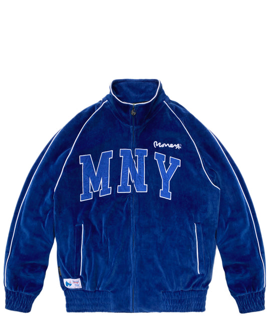 Velour bomber jacket