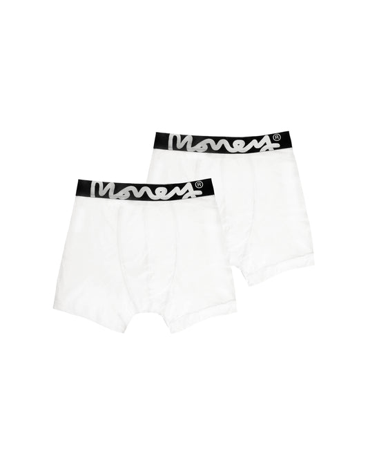 Money Boxer Brief x MBY 2 Pack In White