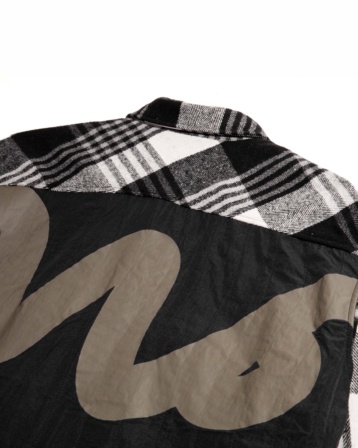 Check Over Shirt - Black