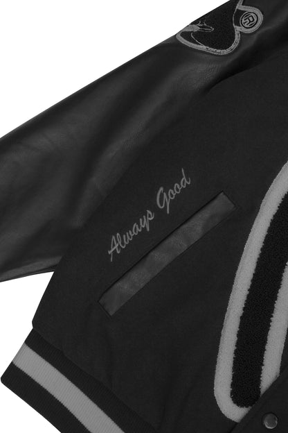 Varsity Jacket- Black