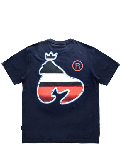 SIG APE CHROME TEE - NAVY