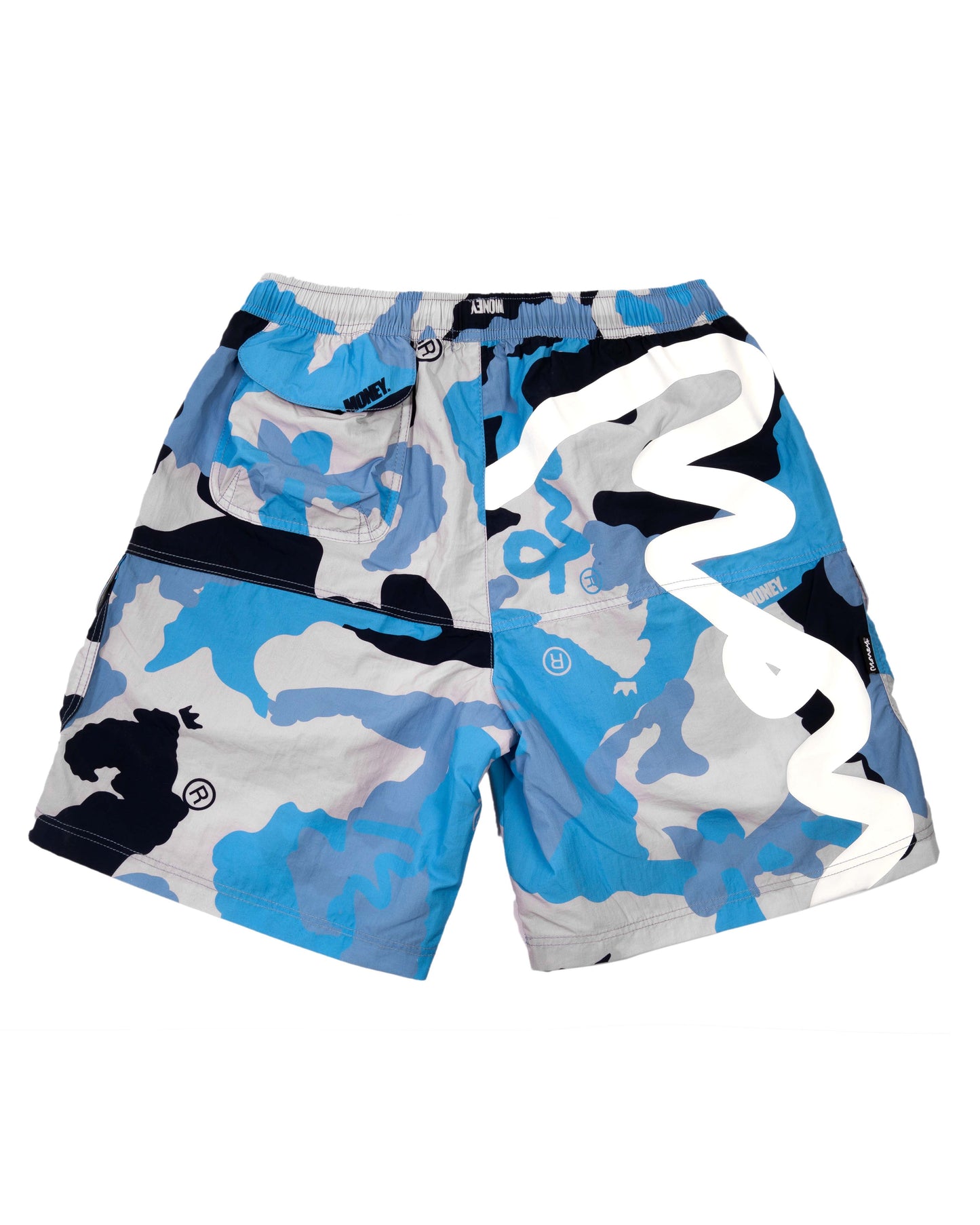 G SIG MOUNTAIN SHORTS - WATER CAMO