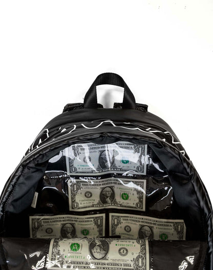 Money US$1 CASH BACKPACK - BLACK