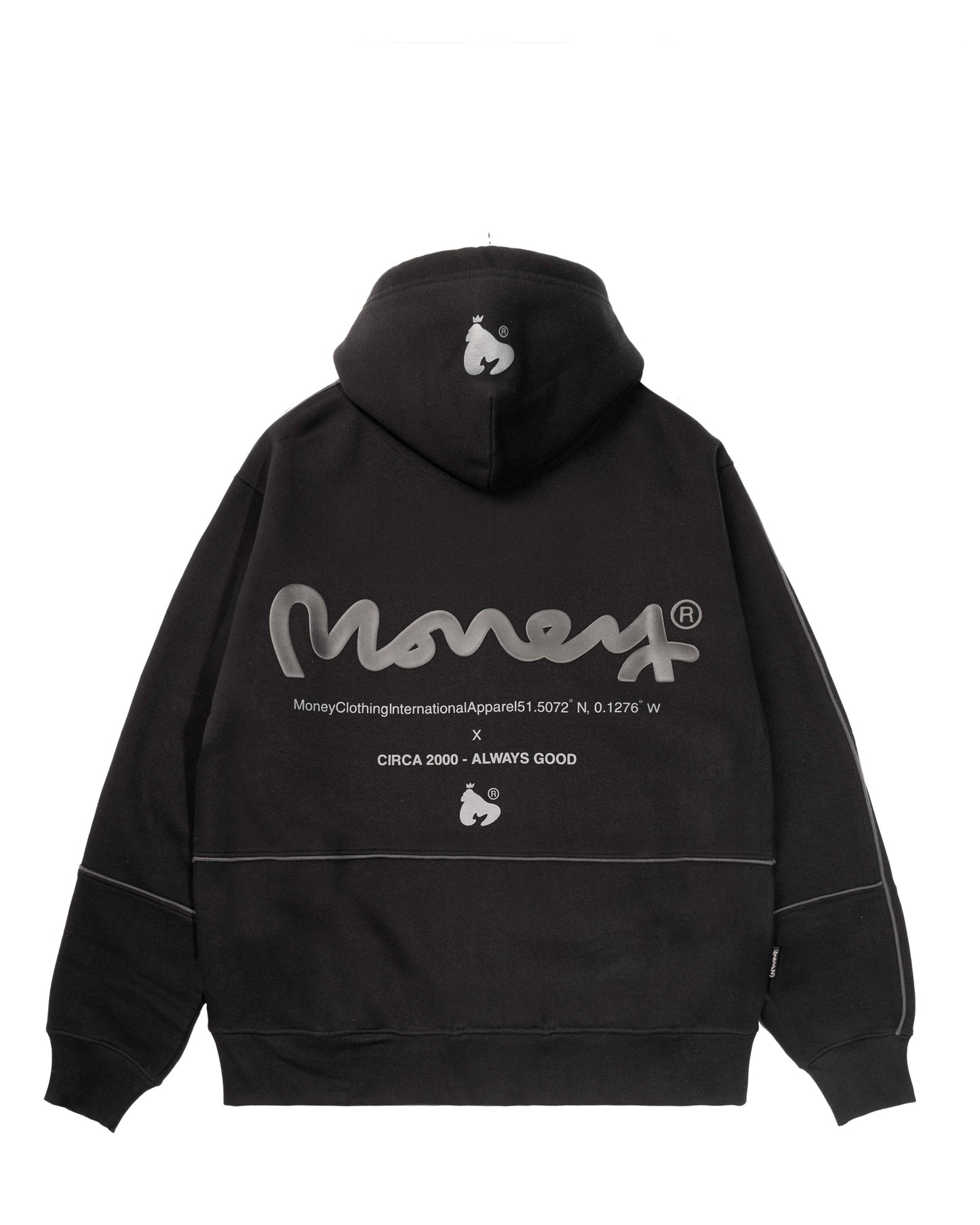 MNY CHOP SIG PLAYER HOOD - BLACK