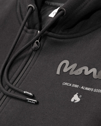 MNY CHOP SIG PLAYER HOOD - BLACK