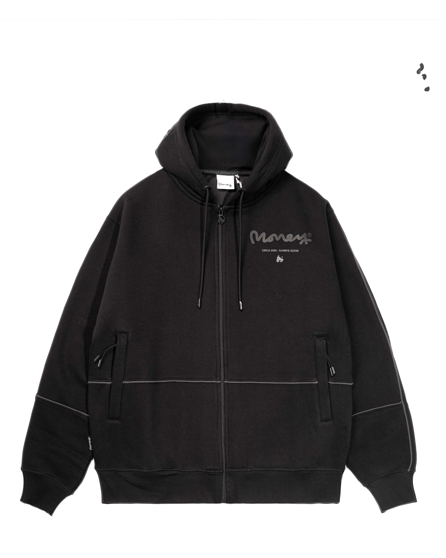 MNY CHOP SIG PLAYER HOOD - BLACK