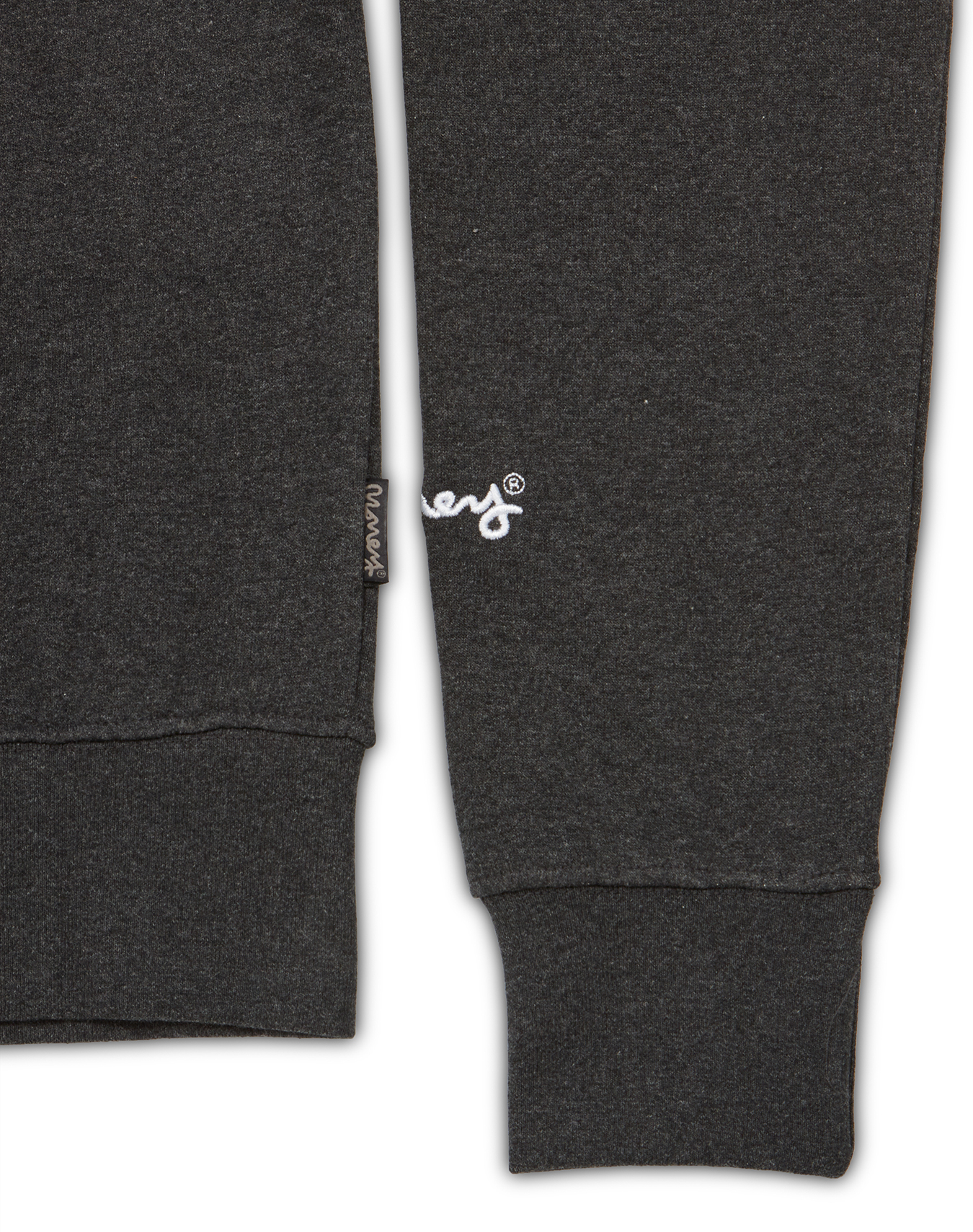 Sig Line Fleece Hood Charcoal Melange