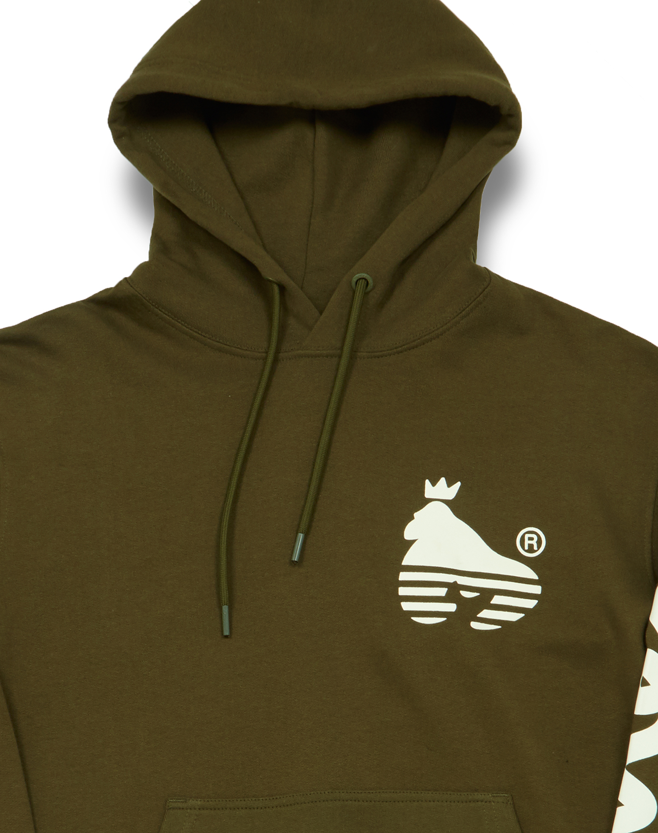 Sig Line Fleece Hood Olive