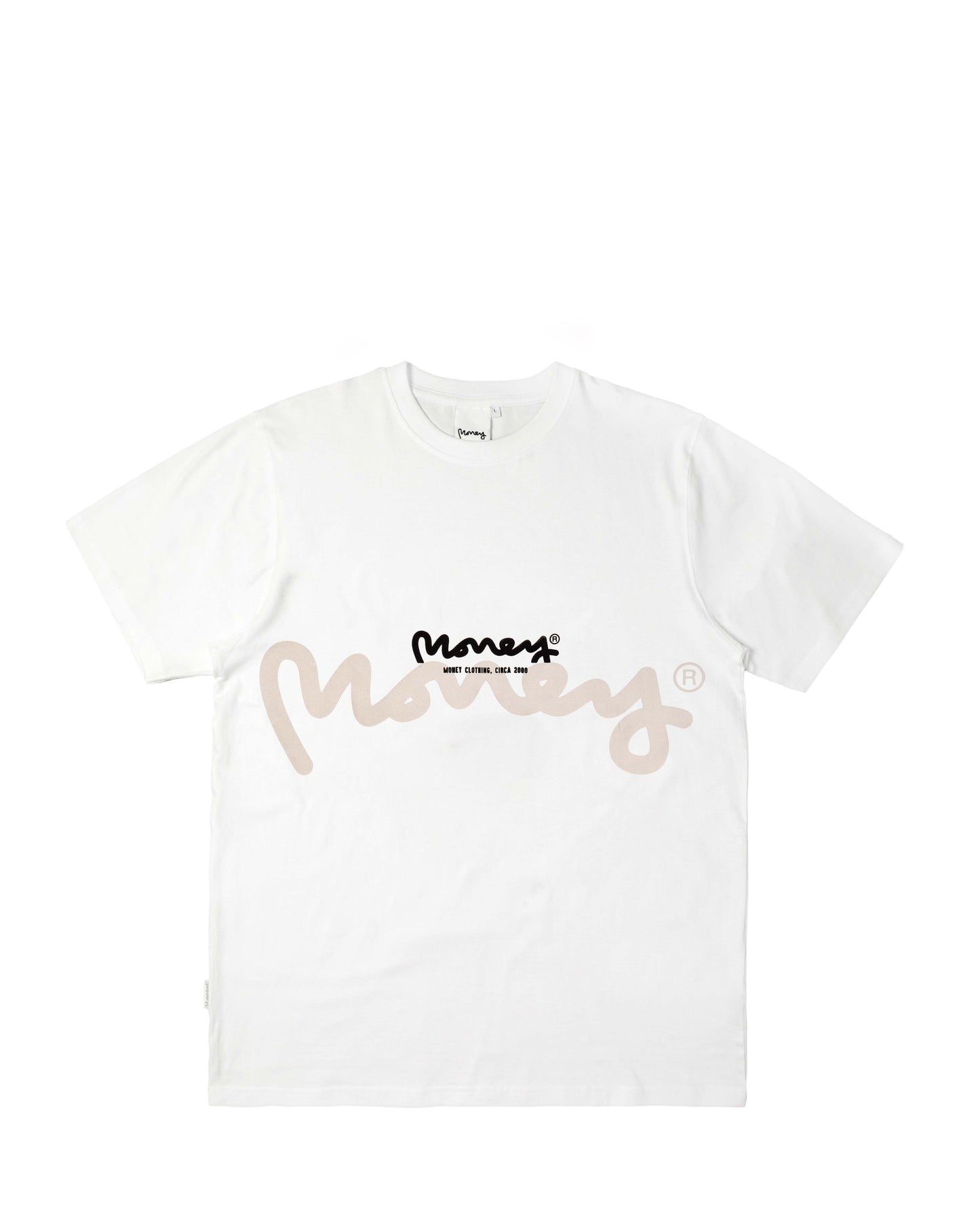 MONEY SIG APE LAYER TEE - WHITE