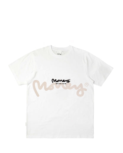 MONEY SIG APE LAYER TEE - WHITE