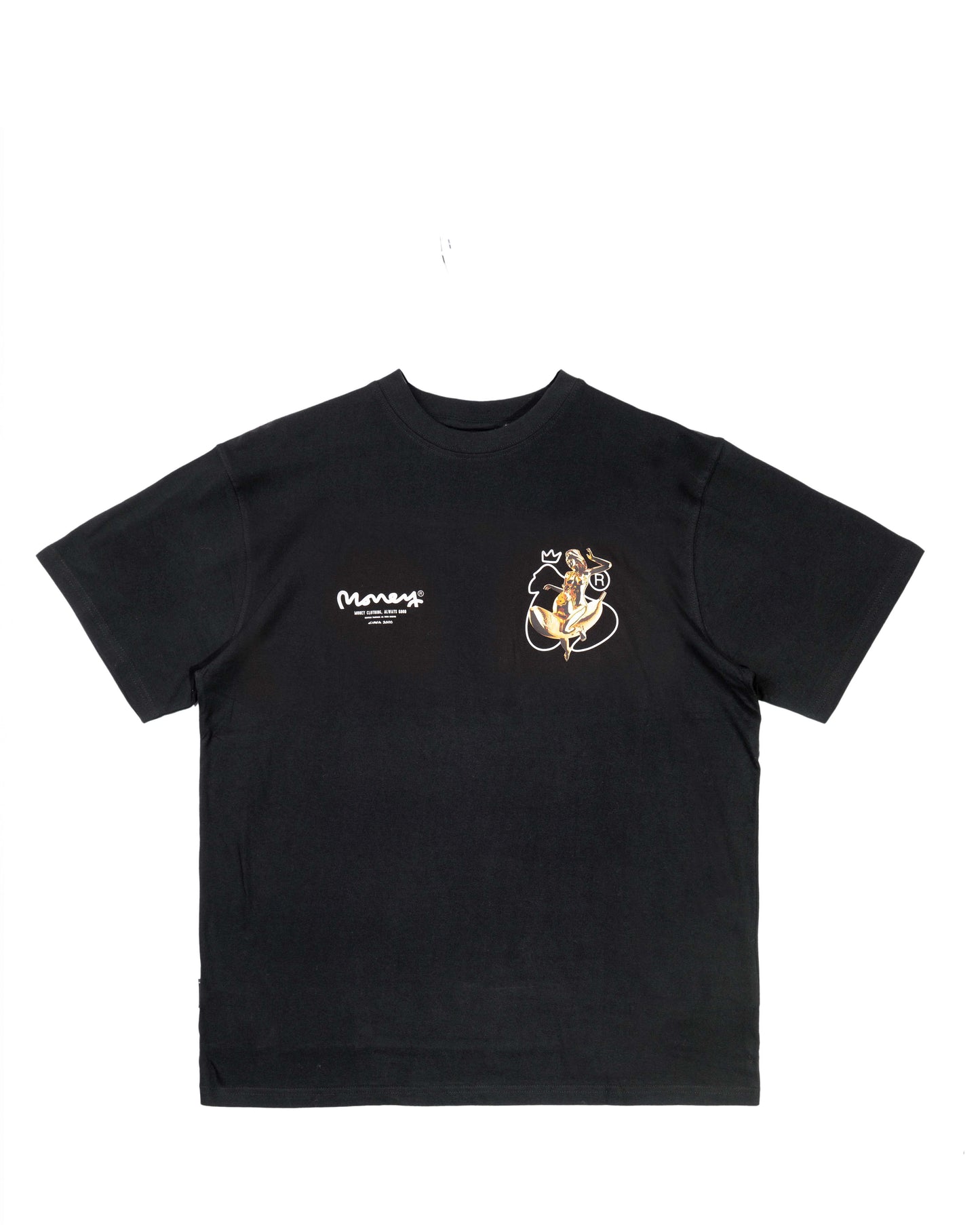 MONEY STEEZY RIDER TEE - BLACK