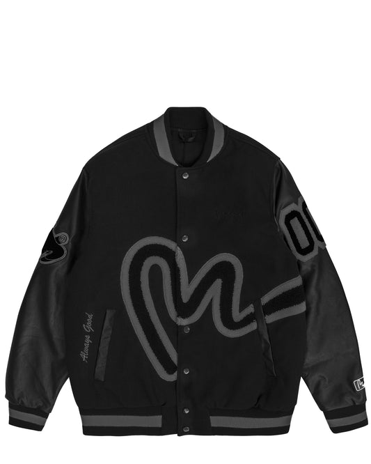 Varsity Jacket- Black