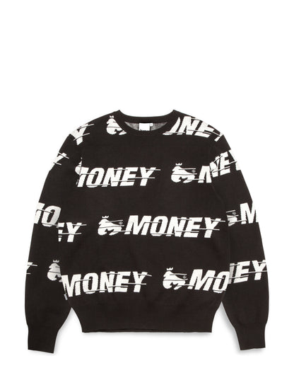 Money Clothing Motion Knit Crew Black