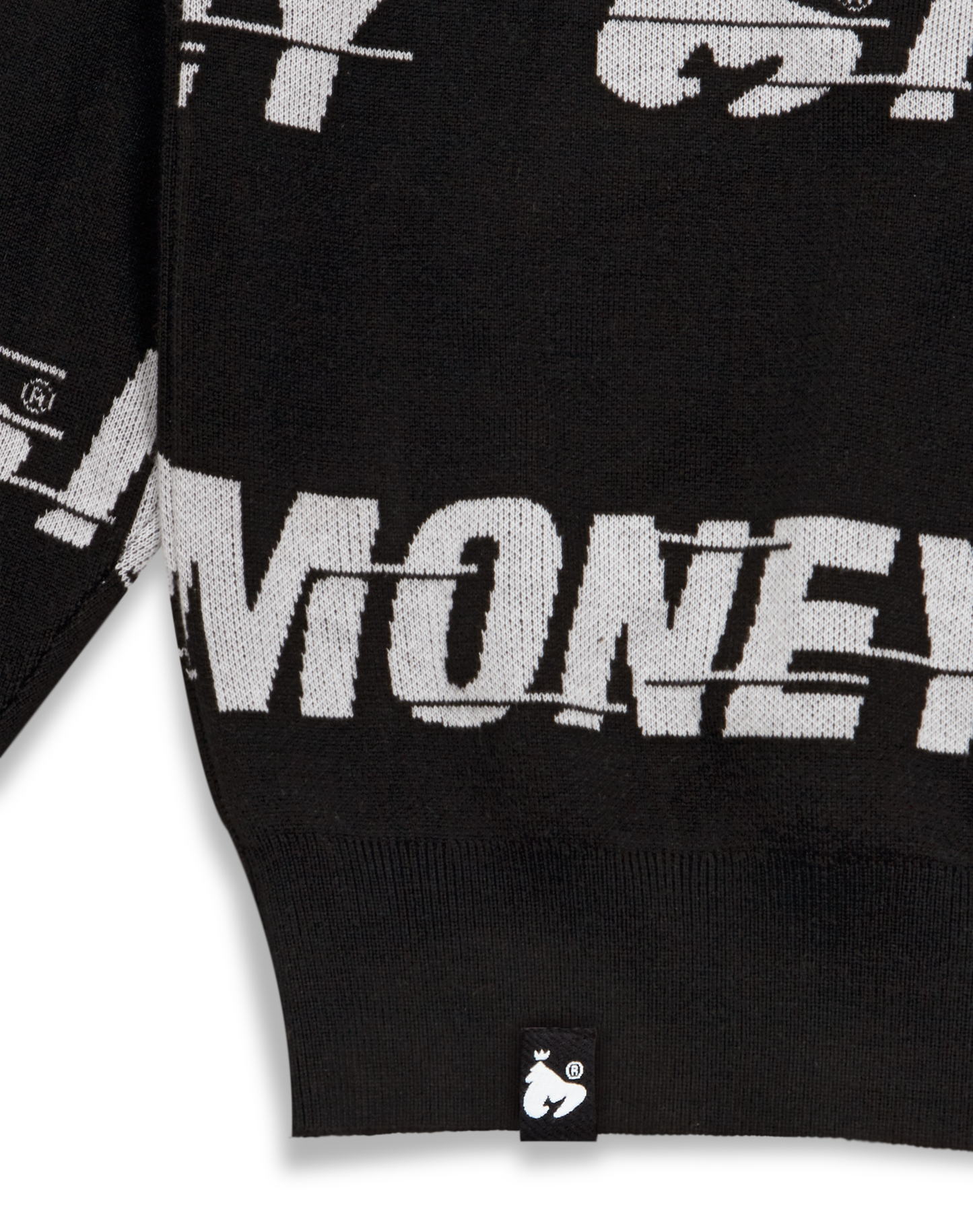 Money Clothing Motion Knit Crew Black